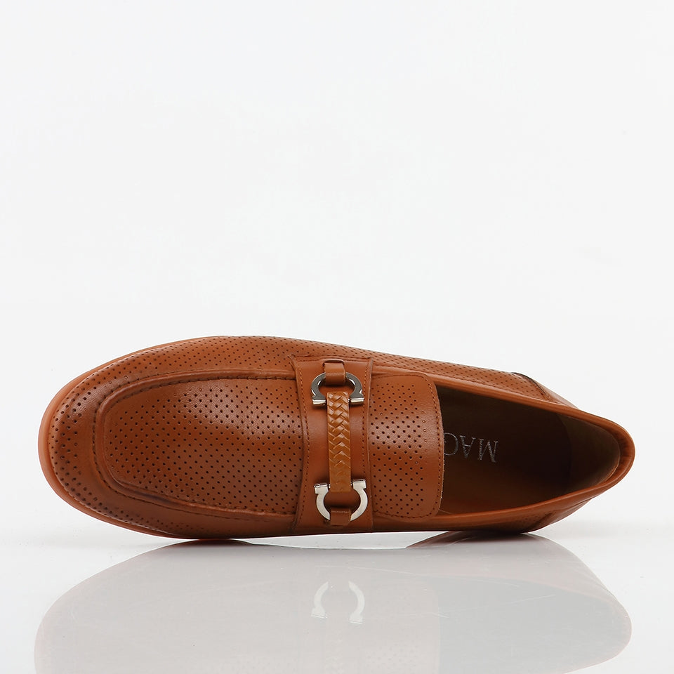 Genuine Leather Taba Men's Loafer