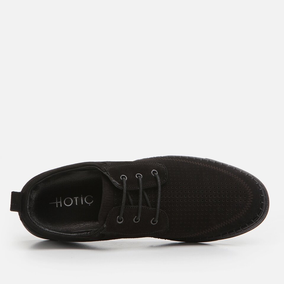 Genuine Leather Black Men's Casual Shoes