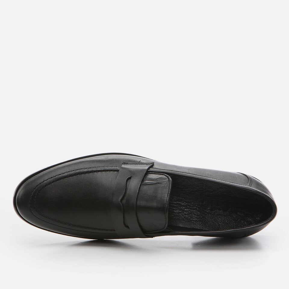 Genuine Leather Black Men's Loafer