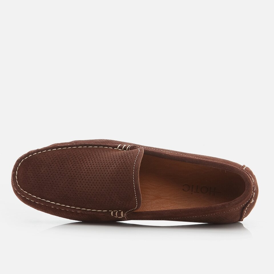 Genuine Leather Brown Men's Loafer