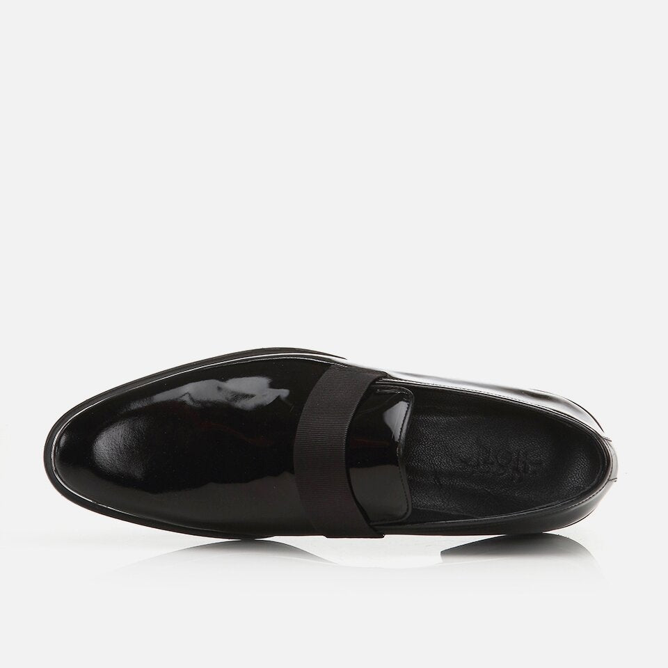 Genuine Leather Black Men's Loafer
