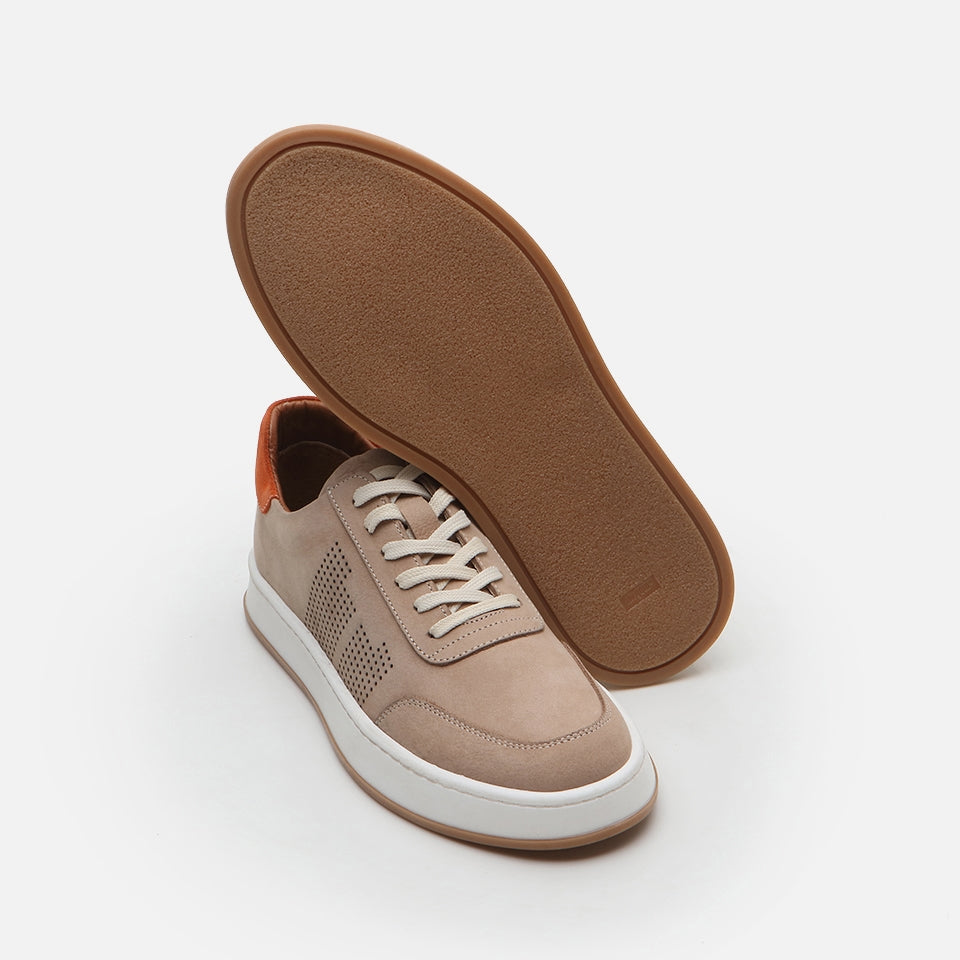 Men's Brown Leather Casual Shoes