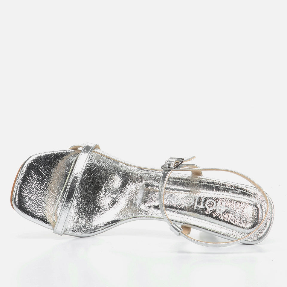 Lame Women's High Heel Sandal