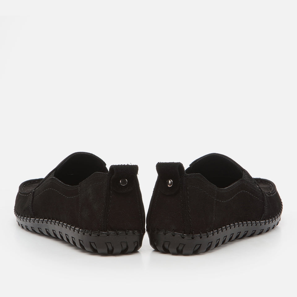 Genuine Leather Black Men's Loafer