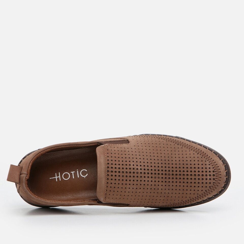 Genuine Leather Brown Men's Loafer