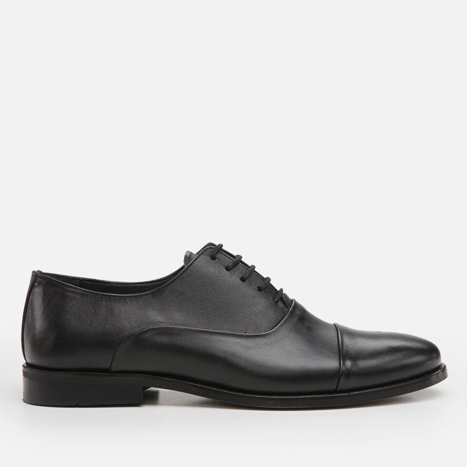 Genuine Leather Black Men's Classic Shoe