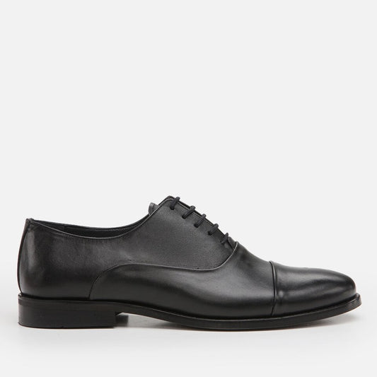 Genuine Leather Black Men's Classic Shoe