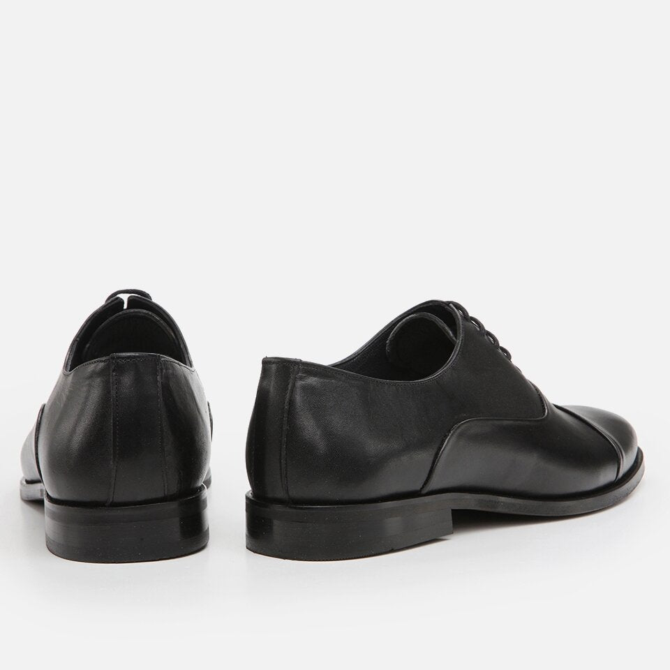 Genuine Leather Black Men's Classic Shoe