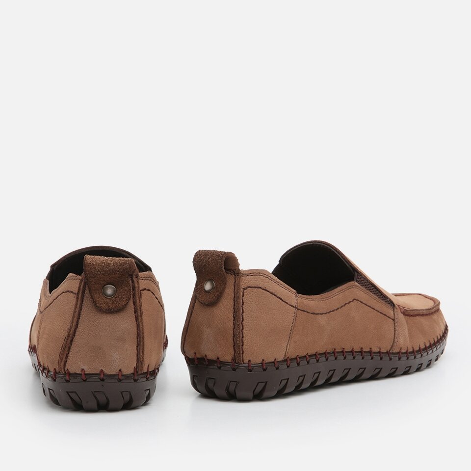 Best Genuine Leather Sand Beige Men's Loafer