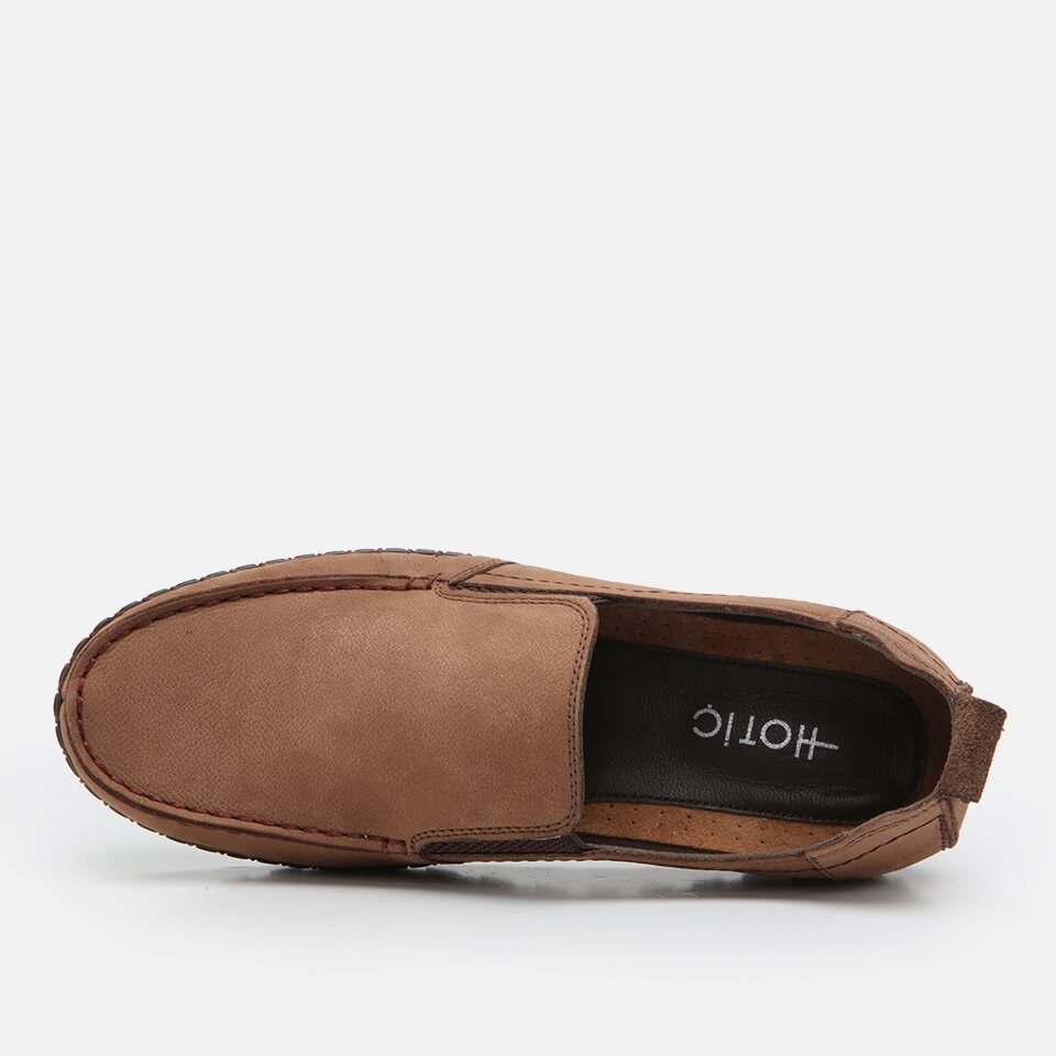 Best Genuine Leather Sand Beige Men's Loafer