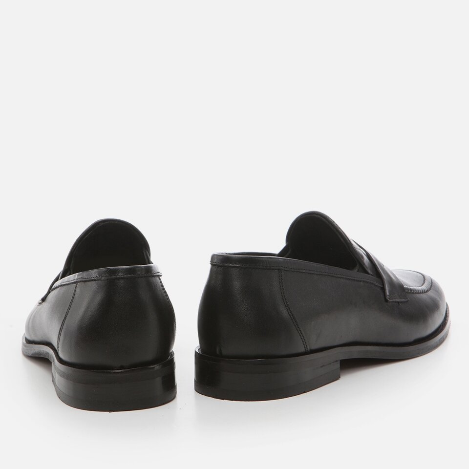 Genuine Leather Black Men's Loafer