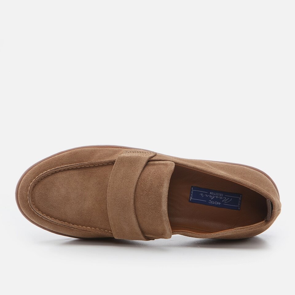 Genuine Leather Camel Men's Loafer