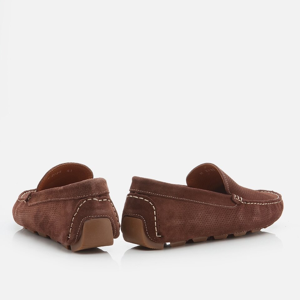 Genuine Leather Brown Men's Loafer