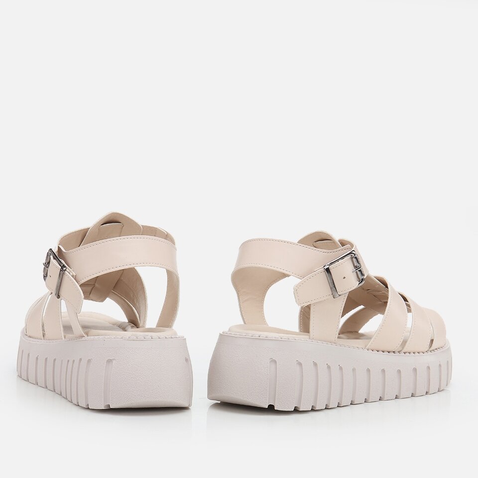 Beige Yaya Women's Flat Sandal