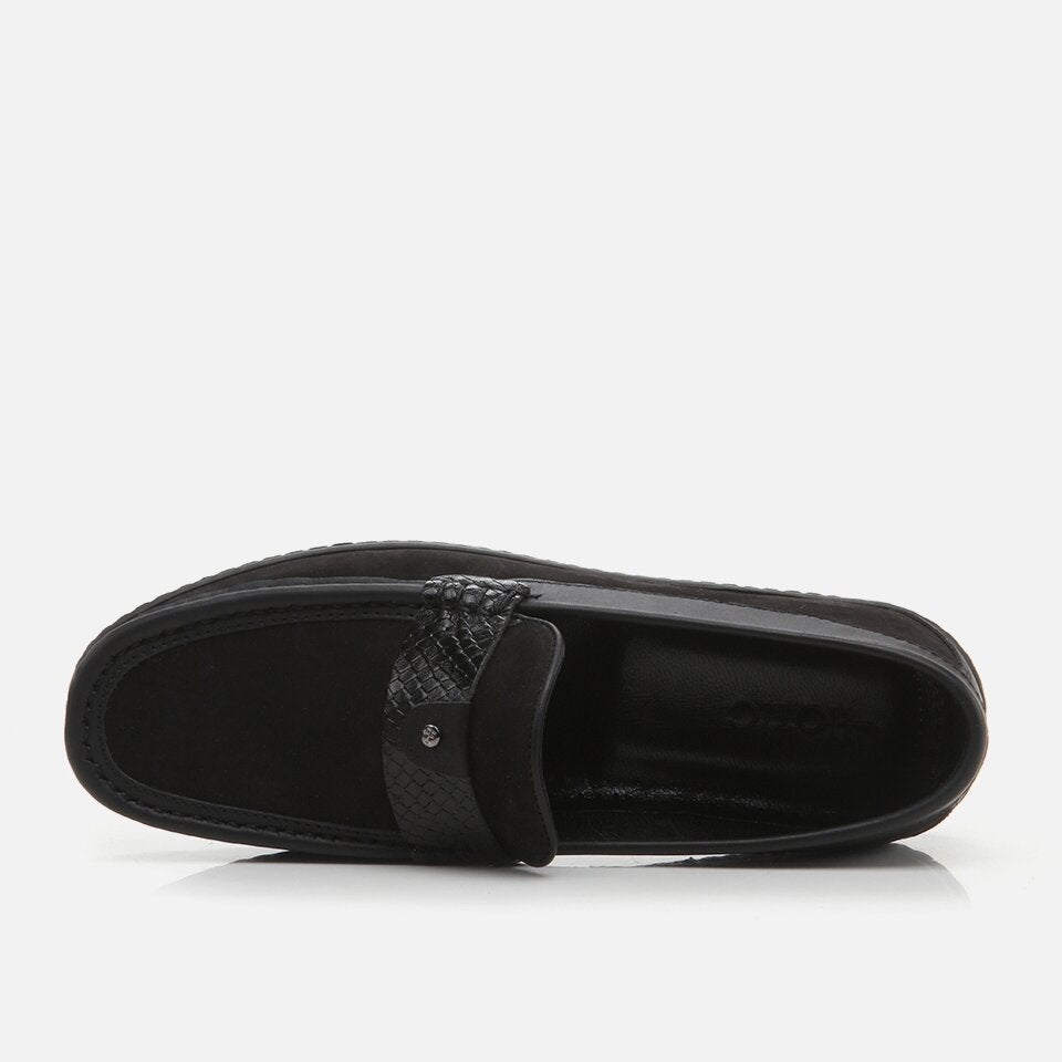 Best Genuine Leather Black Men's Loafer