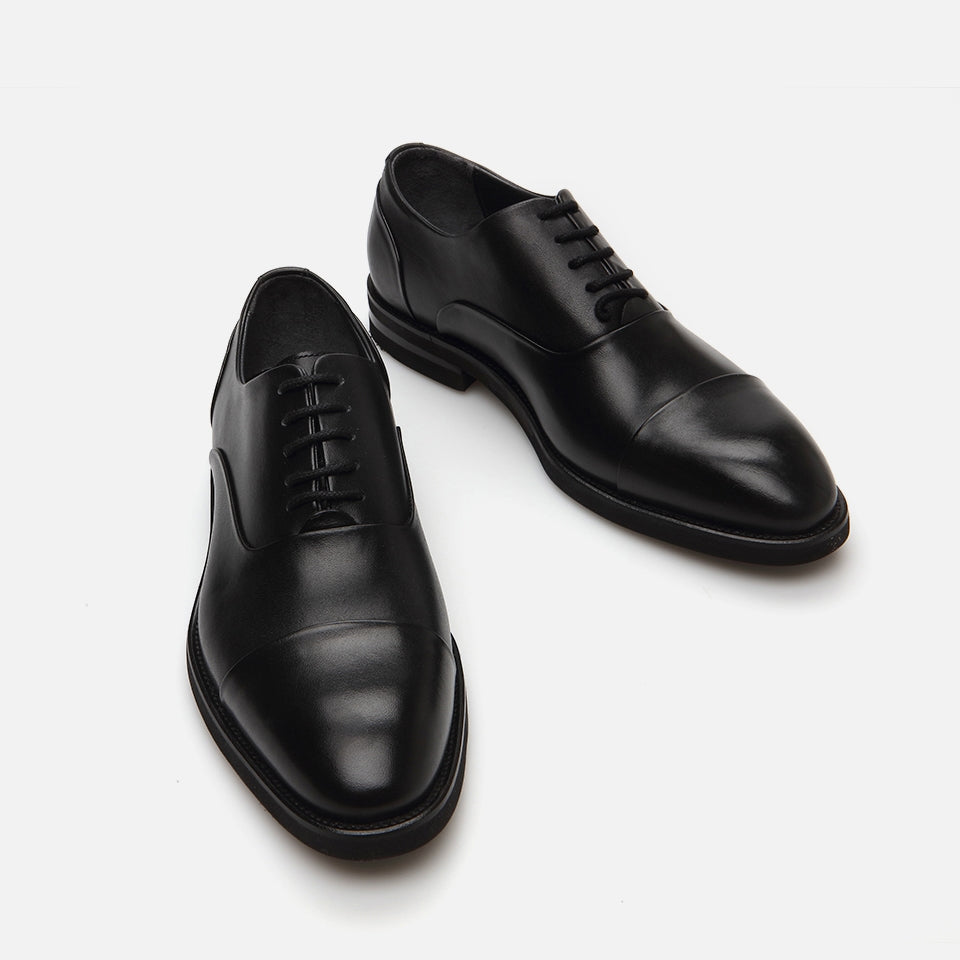 Best Genuine Leather Black Men's Classic Shoes