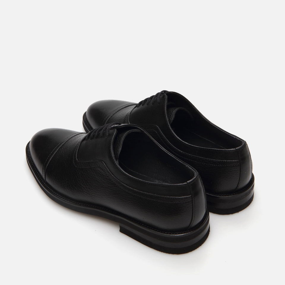 Genuine Leather Black Men's Classic Shoes