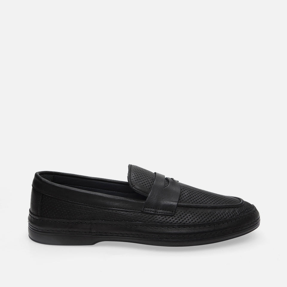 Best Genuine Leather Black Men's Loafer