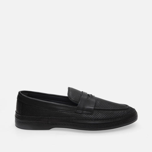Best Genuine Leather Black Men's Loafer