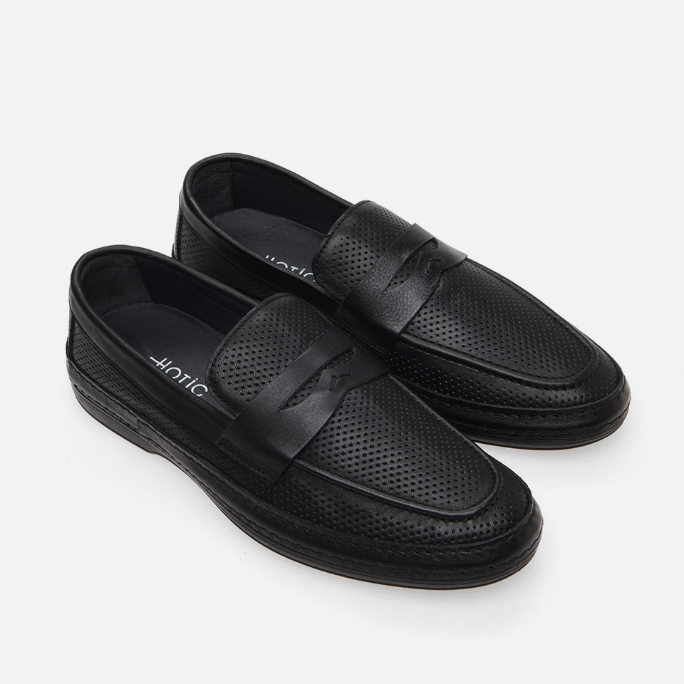 Best Genuine Leather Black Men's Loafer