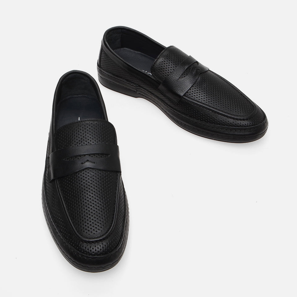 Best Genuine Leather Black Men's Loafer