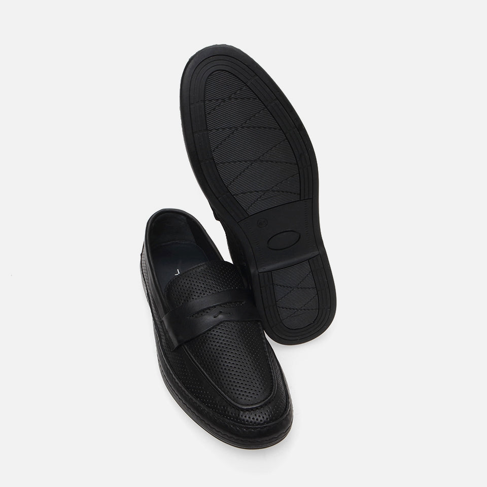 Best Genuine Leather Black Men's Loafer