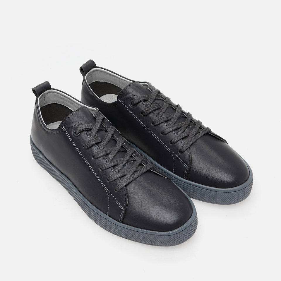 Genuine Leather Spring Grey Men's Casual Shoes