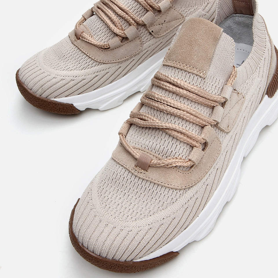Beige Men's Sports Shoes