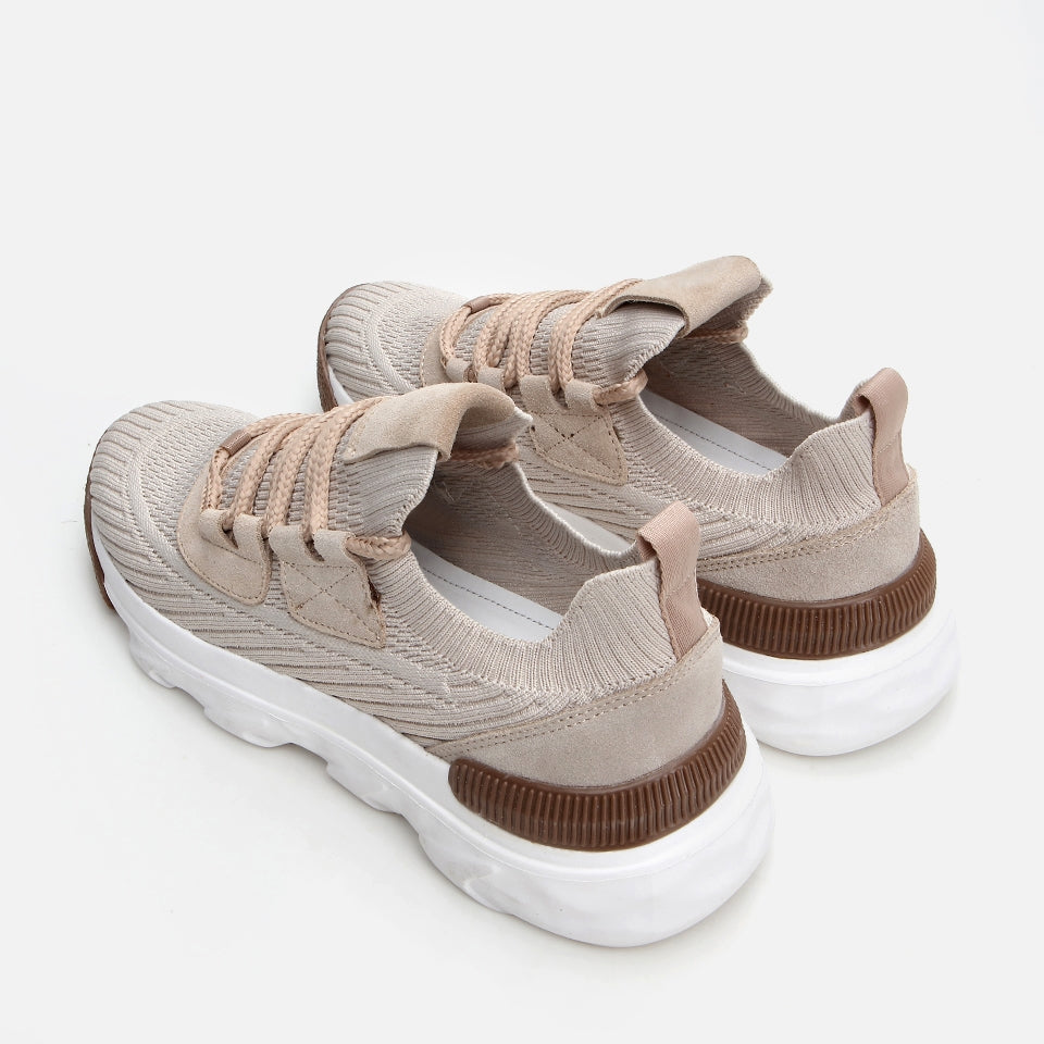 Beige Men's Sports Shoes