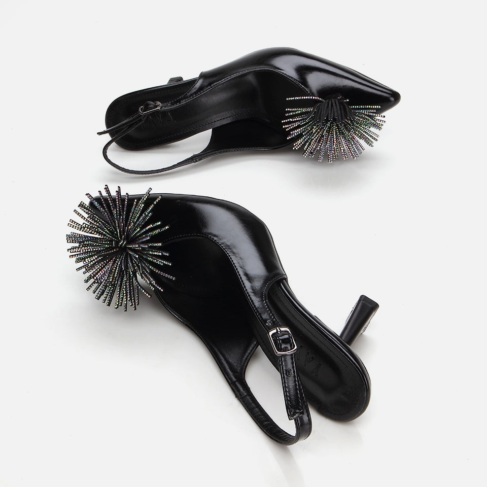 Black Yaya Women's Stiletto