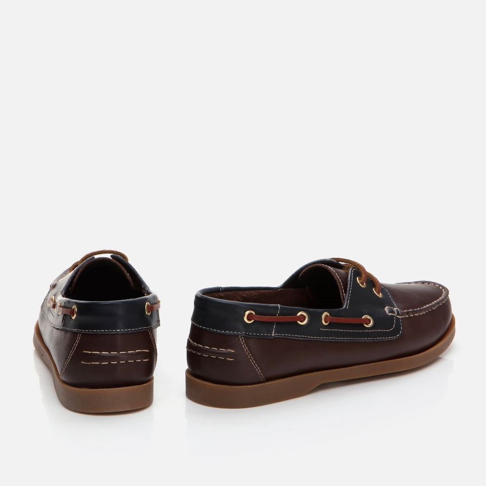 Men's Brown Leather Loafers - Genuine Leather
