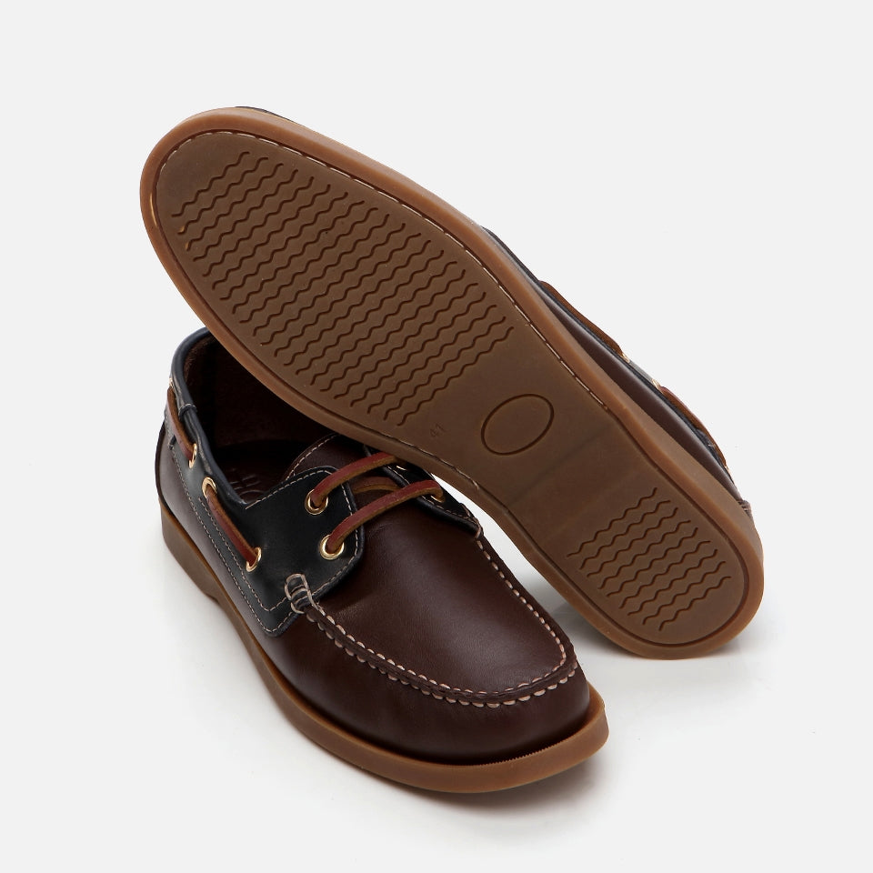 Men's Brown Leather Loafers - Genuine Leather