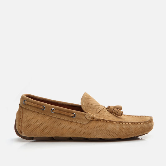Genuine Leather Camel Men's Loafer