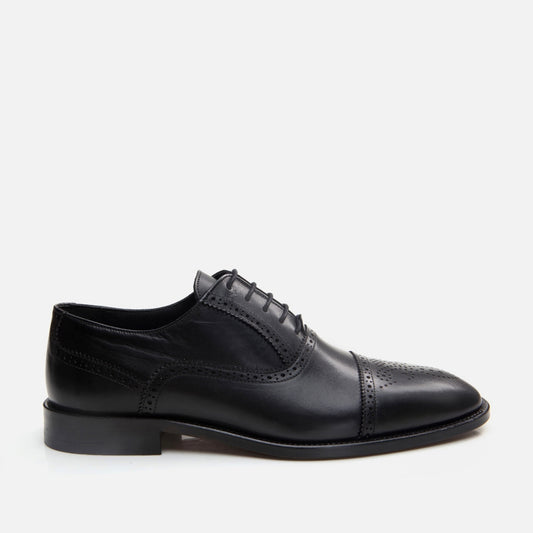 Best Genuine Leather Black Men's Classic Shoes