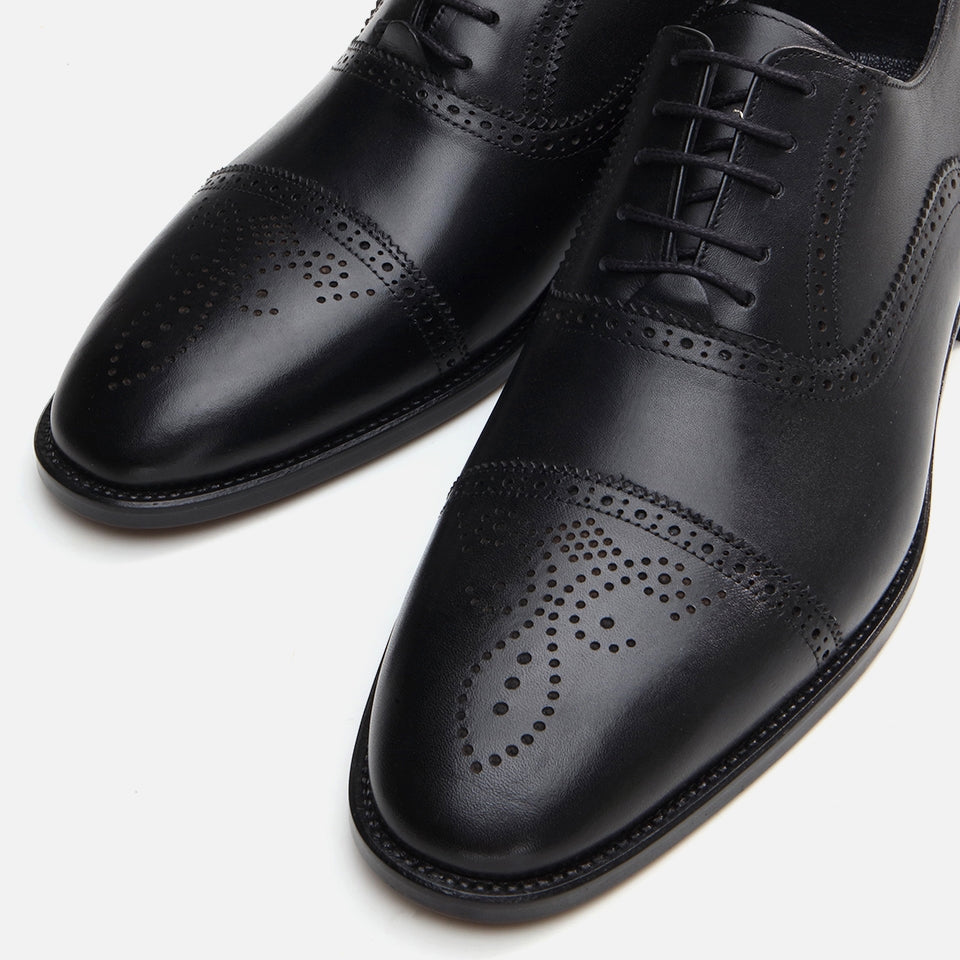 Best Genuine Leather Black Men's Classic Shoes