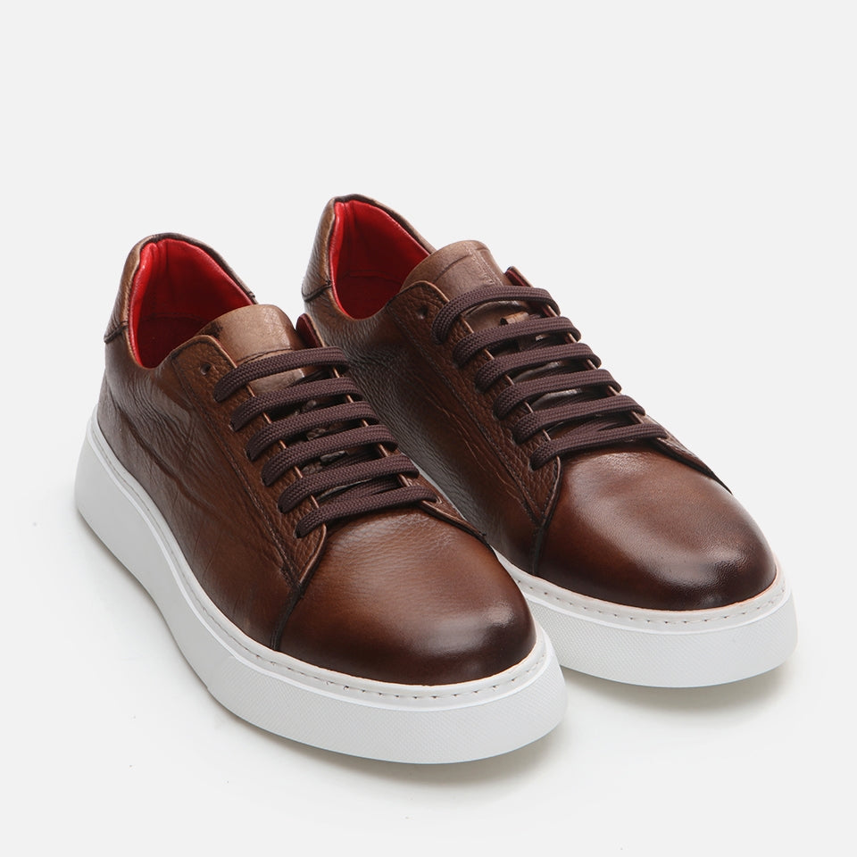 Best Genuine Leather Brown Men's Casual Shoes