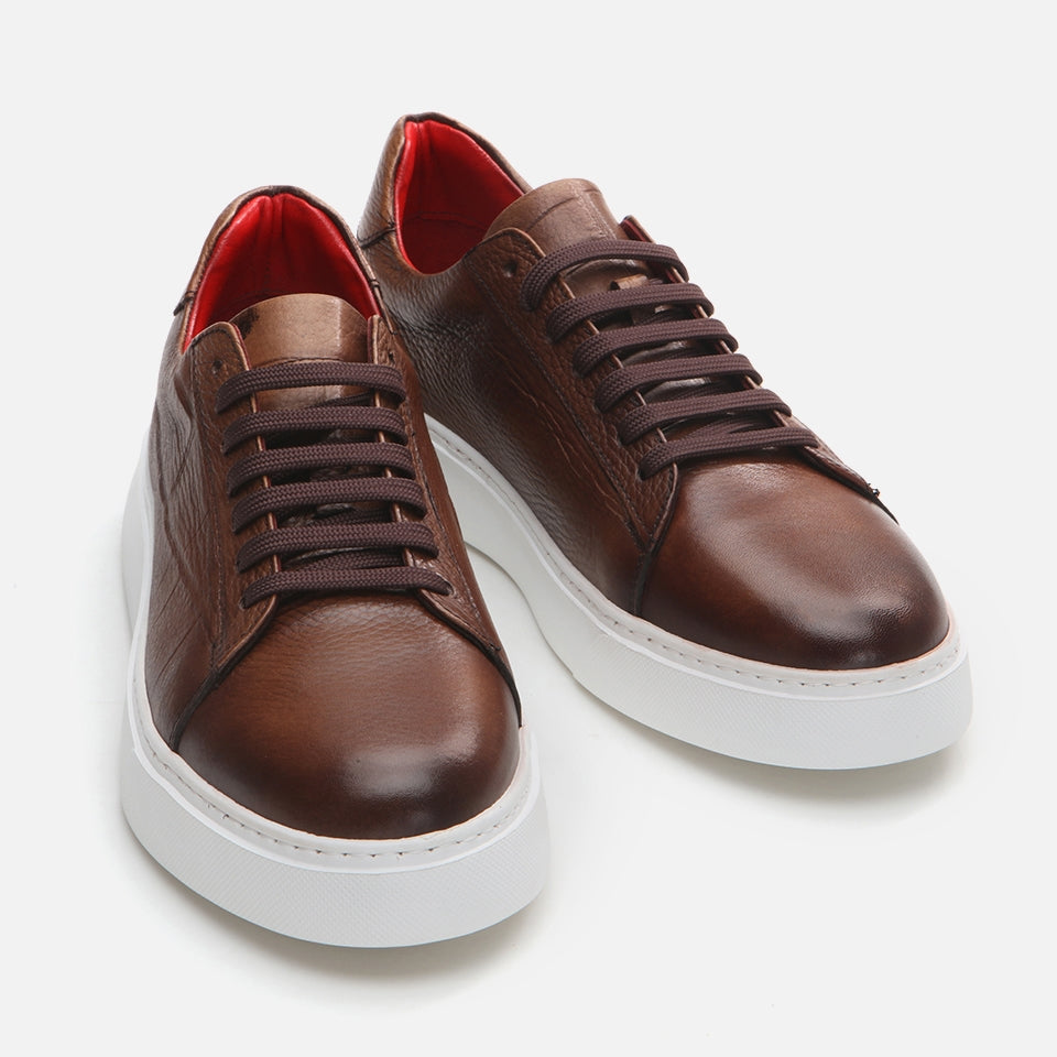 Best Genuine Leather Brown Men's Casual Shoes