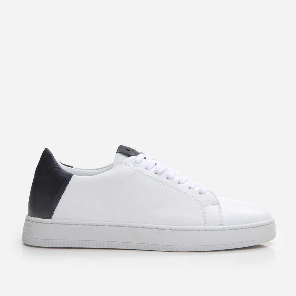 Genuine Leather White Men's Casual Shoes