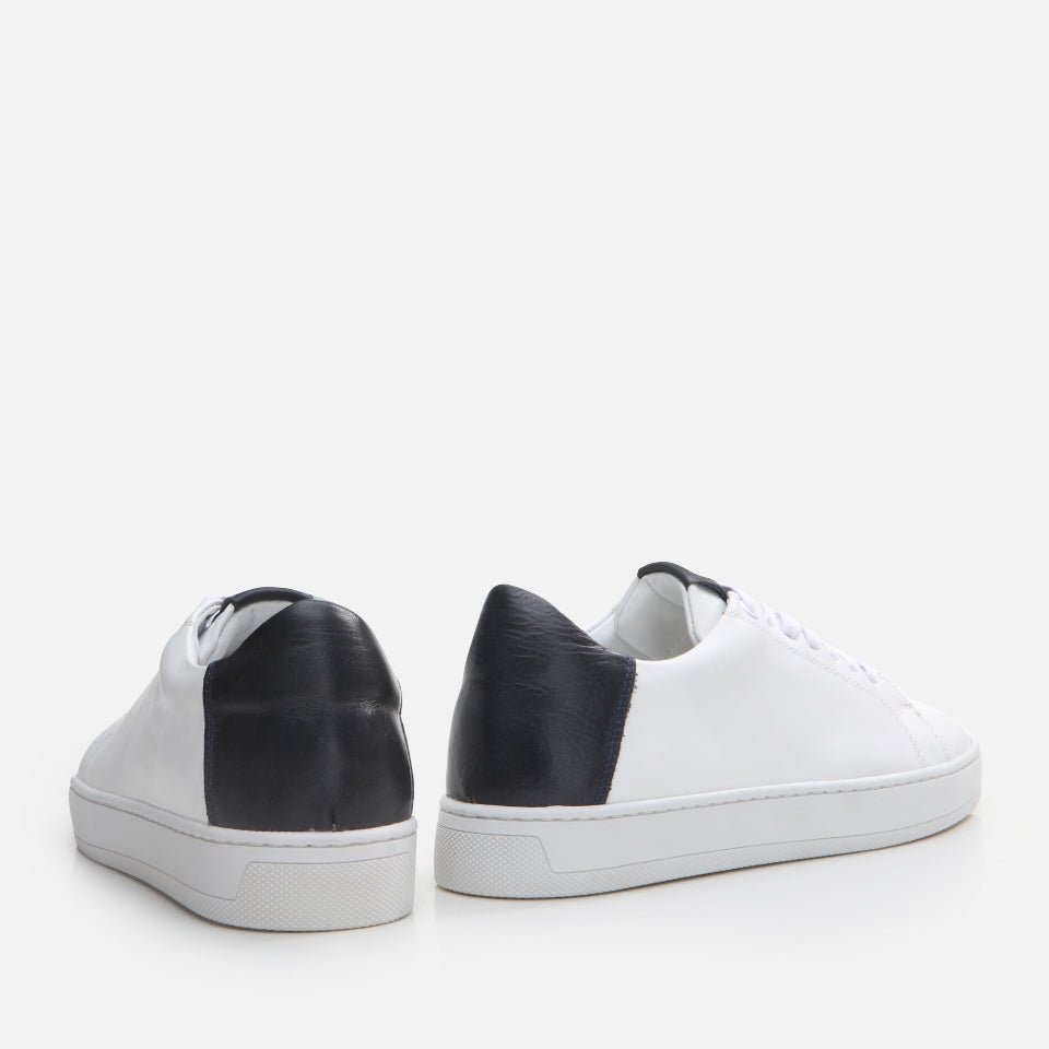 Genuine Leather White Men's Casual Shoes